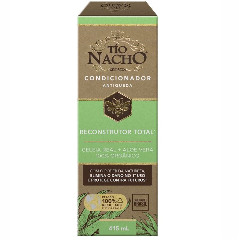 condicionador antiqueda tio nacho reconstrutor total 415ml