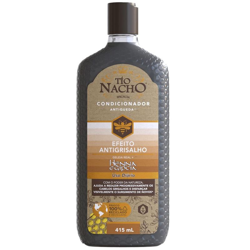 condicionador antiqueda tio nacho efeito antigrisalho 415ml