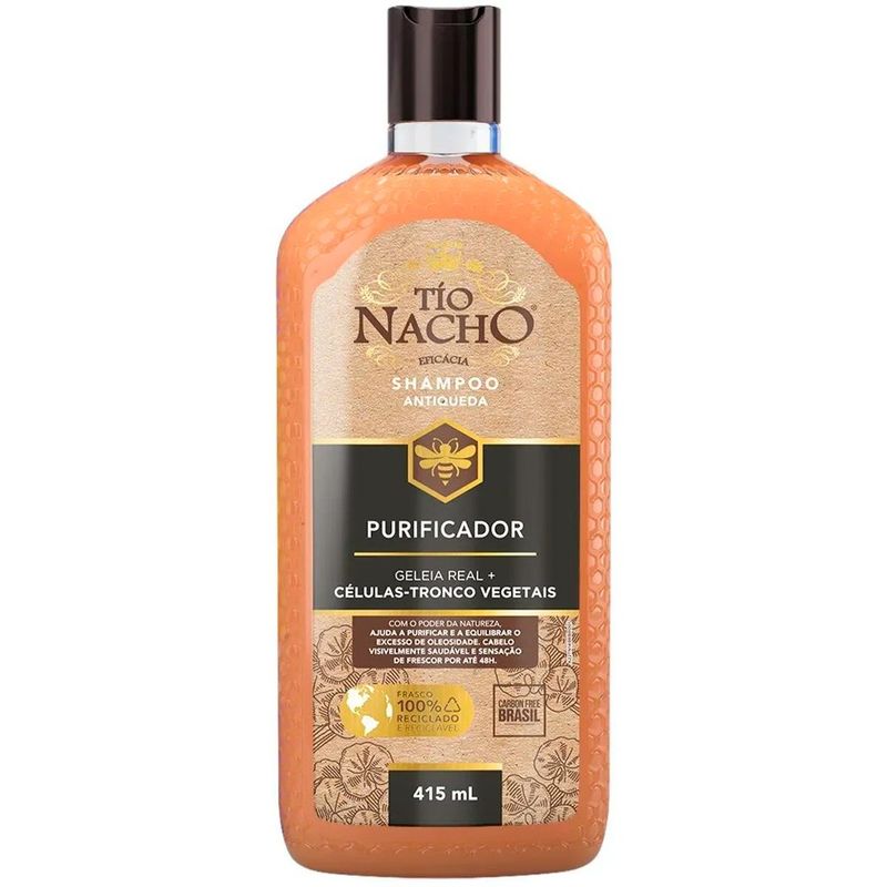 shampoo antiqueda tio nacho purificador 415ml