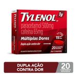 tylenol dc 500+65mg 20 comprimidos revestidos janssen-cilag referência