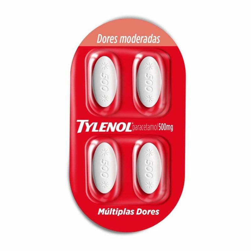 tylenol 500mg 4 comprimidos revestidos johnson & johnson