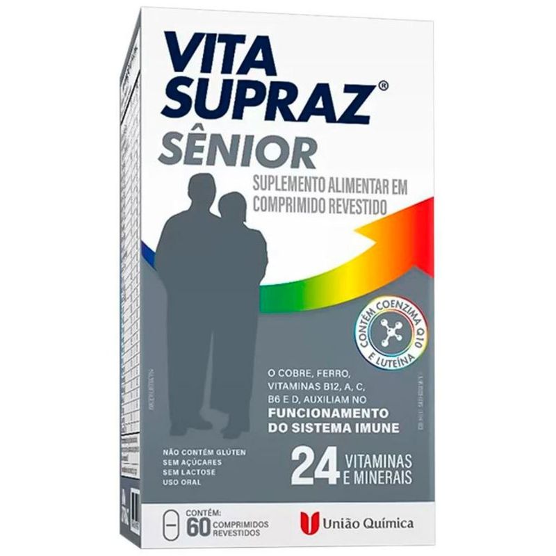 vitasupraz sênior 60 comprimidos revestidos união química