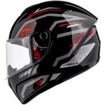 capacete fly drive 2 hg pulse preto e vermelho 58