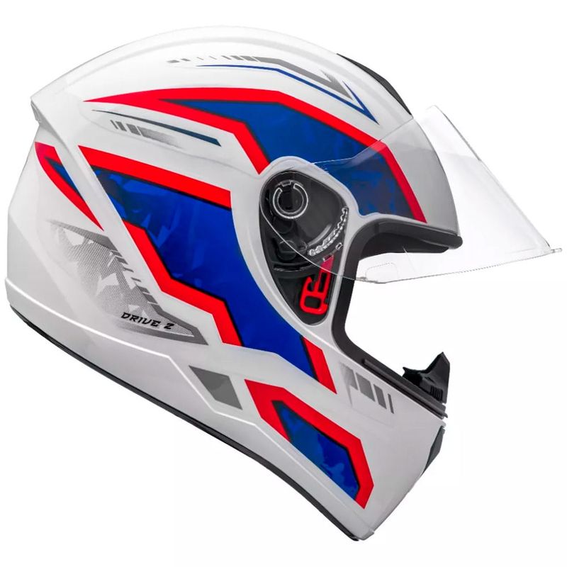 capacete fly drive 2 hg pulse branco e azul 58