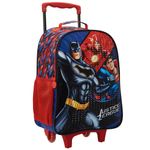 mochila de rodinhas xeryus liga justiça 13520