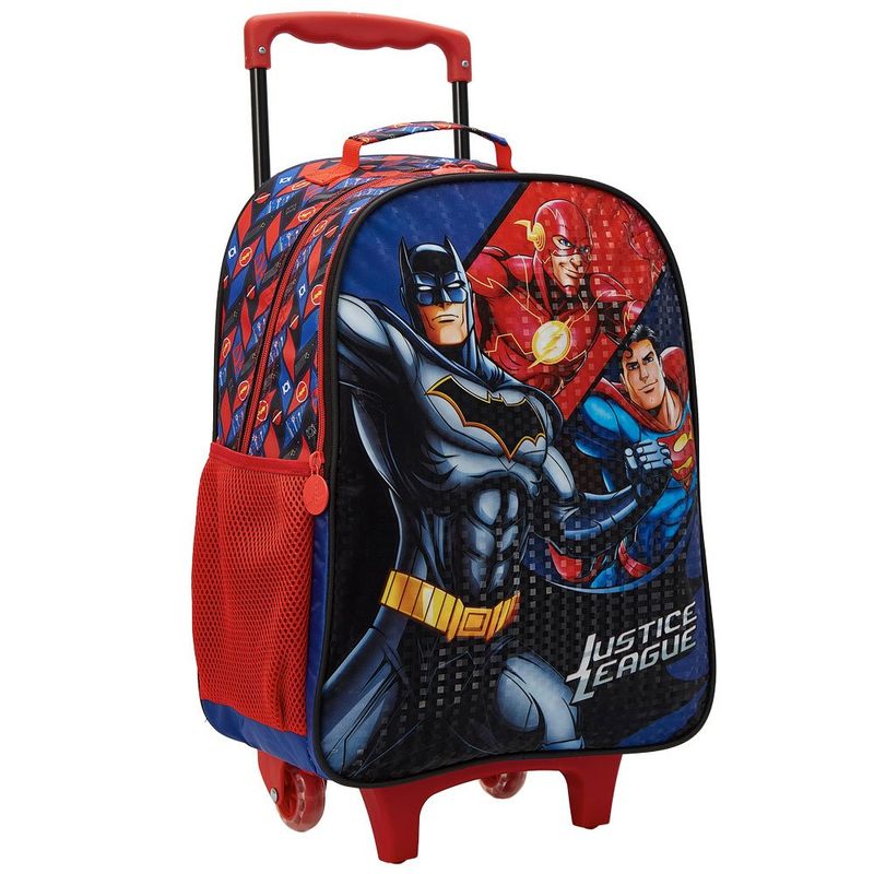 mochila de rodinhas xeryus liga justiça 13520