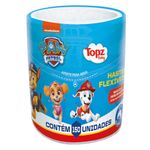 hastes flexiveis topz baby patrulha canina 150 unidades