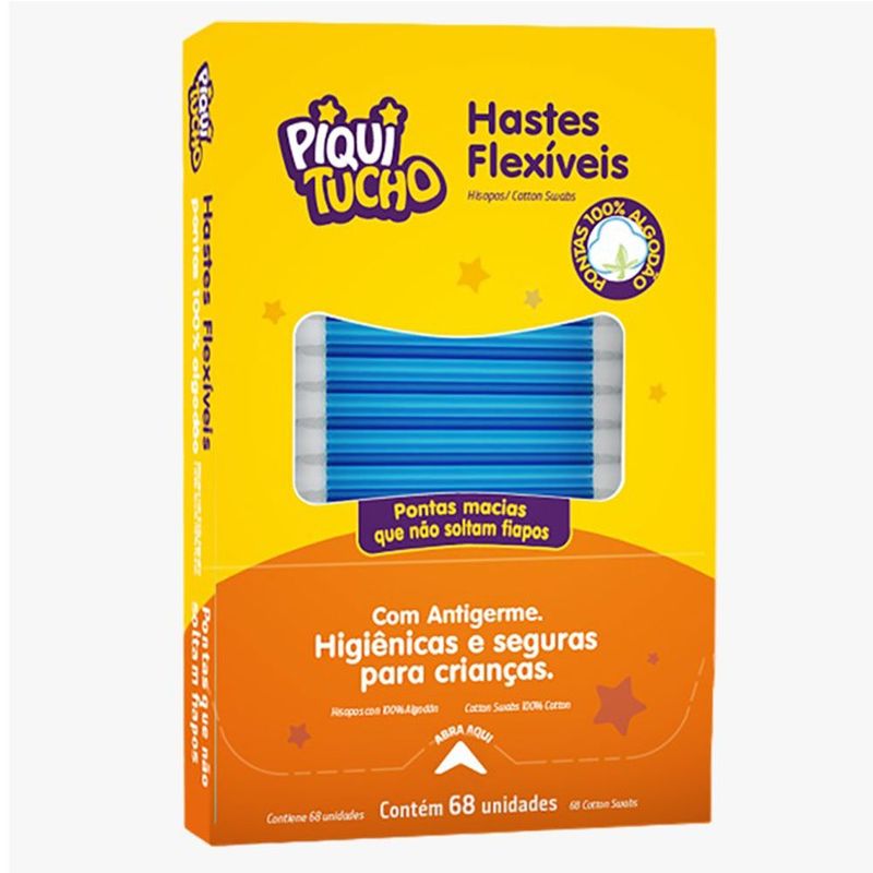hastes flexiveis piquitucho 68 unidades