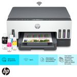 impressora multifuncional hp smart tank 724 com wireless bivolt branco