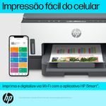 impressora multifuncional hp smart tank 724 com wireless bivolt branco
