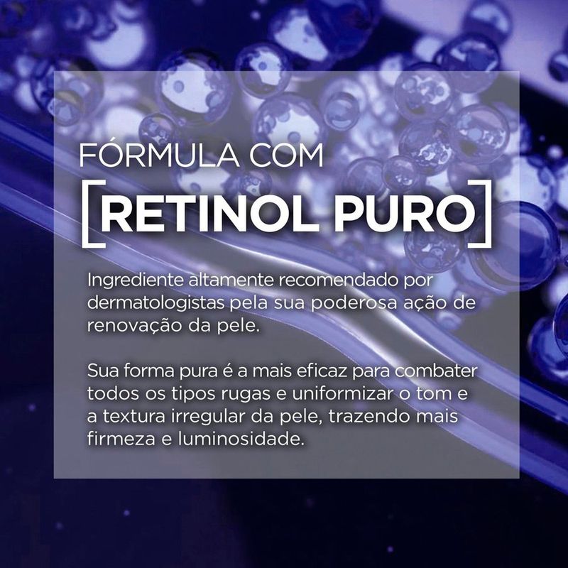 sérum antirrugas l'oréal paris revitalift retinol noturno 30ml