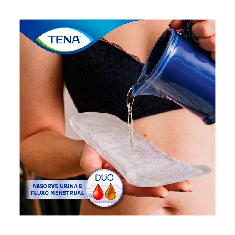 absorvente tena lady discreet maxi night 6 unidades