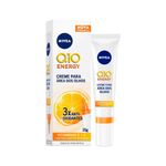 creme facial antissinais nivea q10 energy área dos olhos 15g