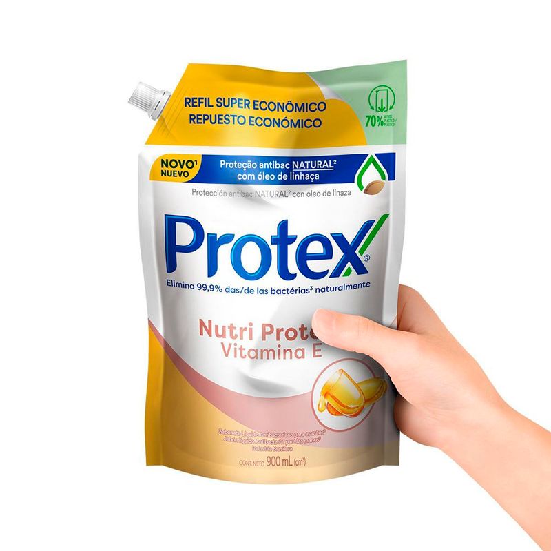 sabonete líquido protex nutri protect vitamina e 900ml