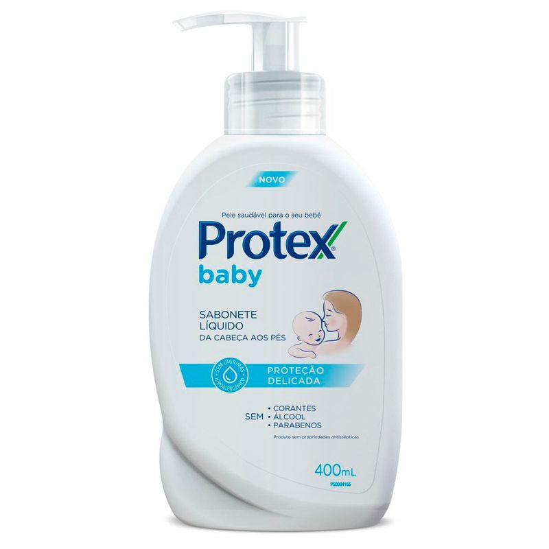 sabonete líquido protex baby proteção delicada 400ml