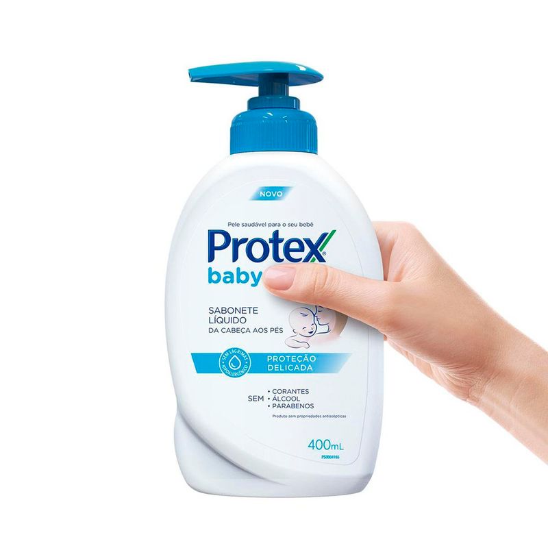 sabonete líquido protex baby proteção delicada 400ml