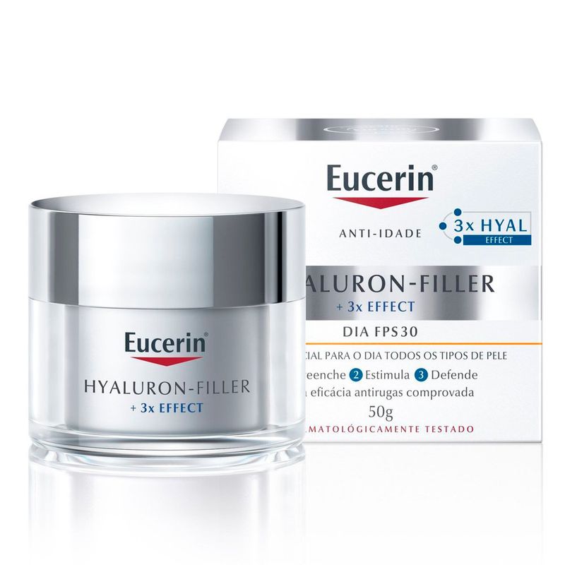 creme antirugas eucerin hyaluron- filler diafps 30 50ml