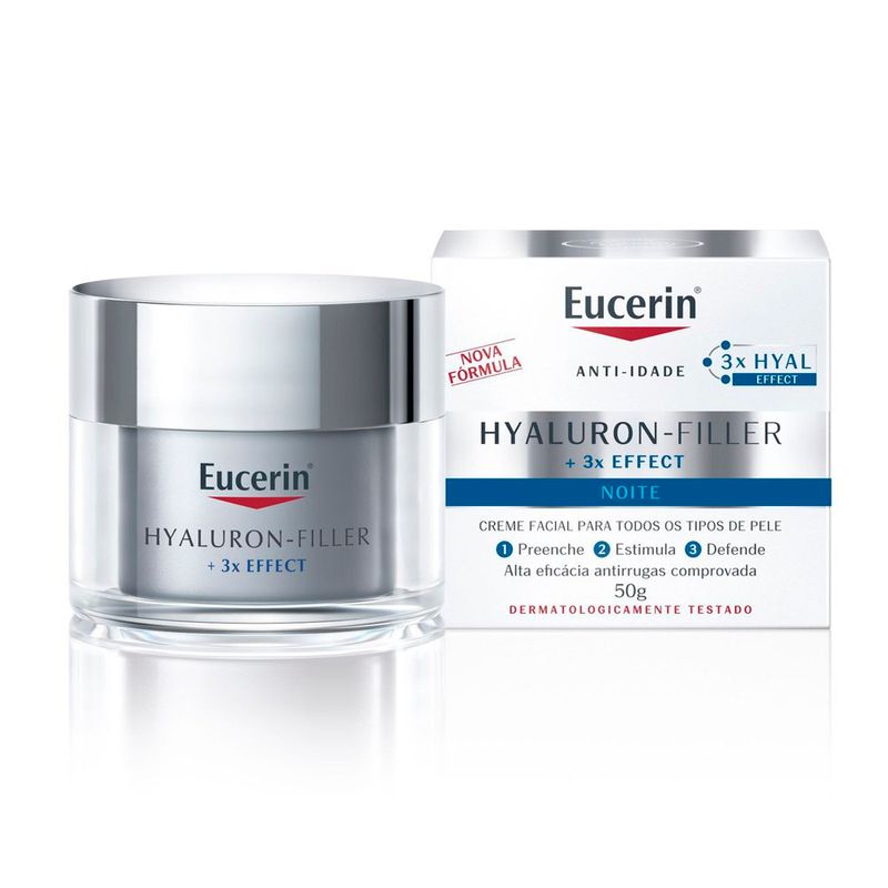 creme antirugas eucerin hyaluron- filler noite 50ml