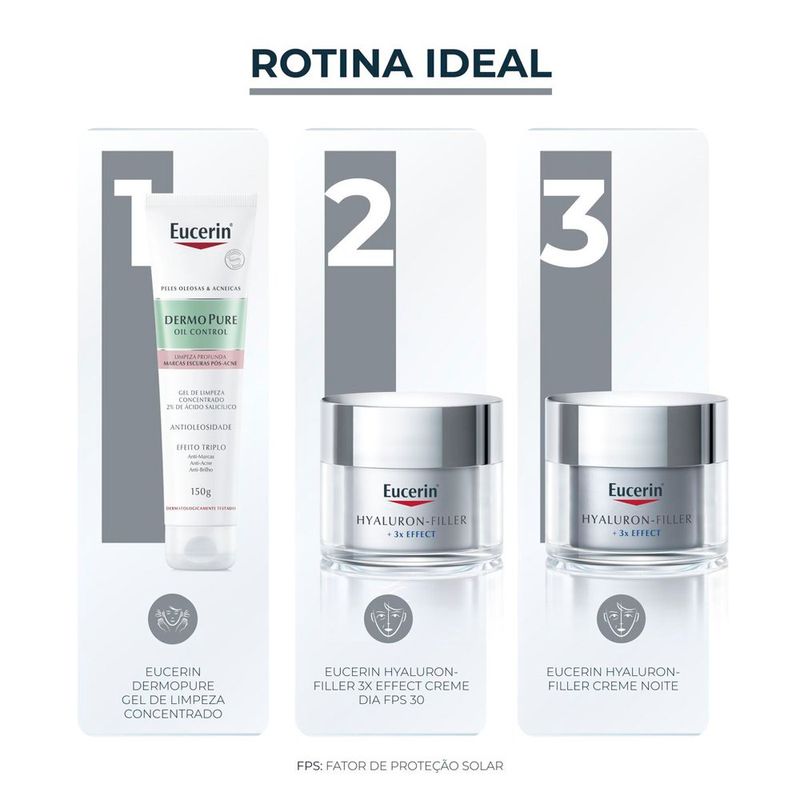 creme antirugas eucerin hyaluron- filler noite 50ml