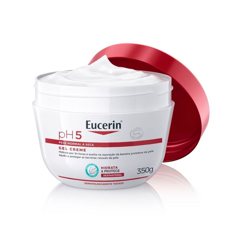 gel creme hidratante eucerin ph5 pele normal e seca 350ml
