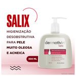 sabonete líquido facial dermotivin salix pele oleosa/acneica 300ml
