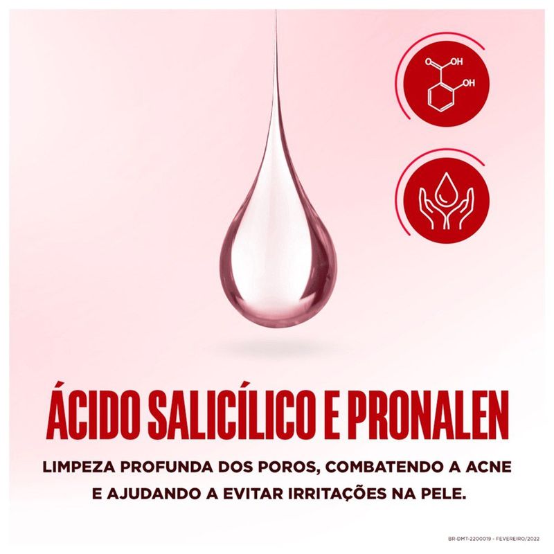 sabonete líquido facial dermotivin salix pele oleosa/acneica 300ml