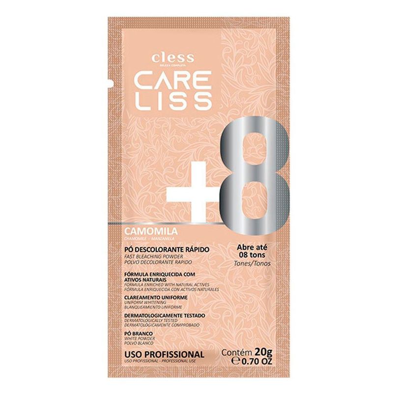 pó descolorante care liss camomila 20g
