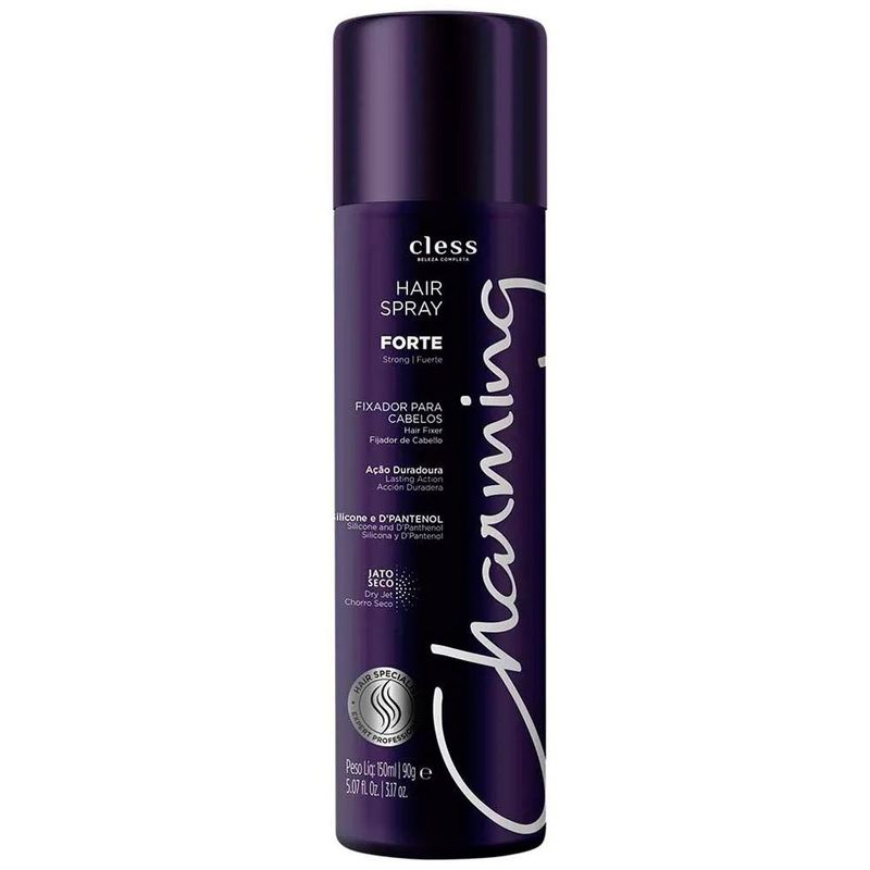 spray fixador charming hair spray forte 150ml
