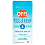 repelente de insetos em gel off toque leve protege e hidrata 100g