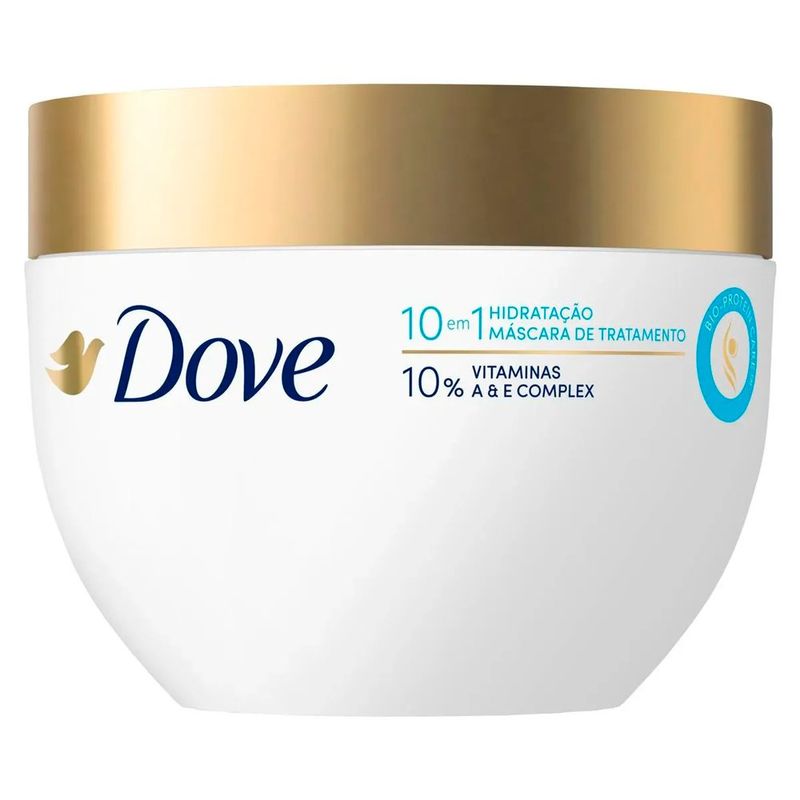 máscara de tratamento capilar dove 10 em 1 hidratação 270g