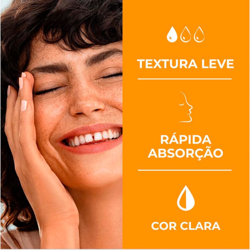 creme facial eucerin oil control tinted claro fps 70 50ml