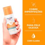 creme facial eucerin oil control tinted médio fps 70 50ml