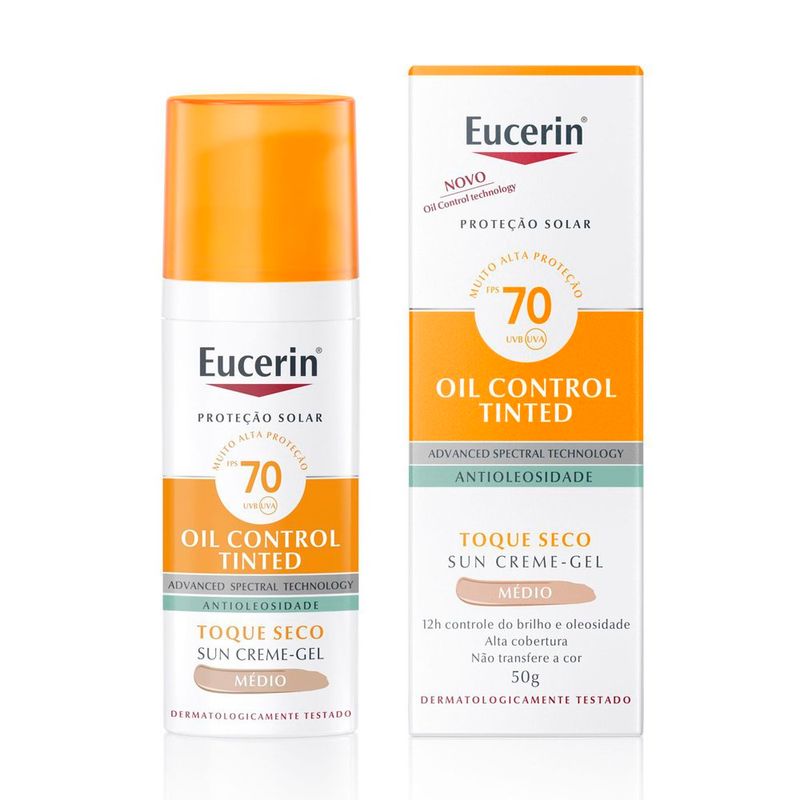 loção corporal eucerin toque seco fps60 200ml