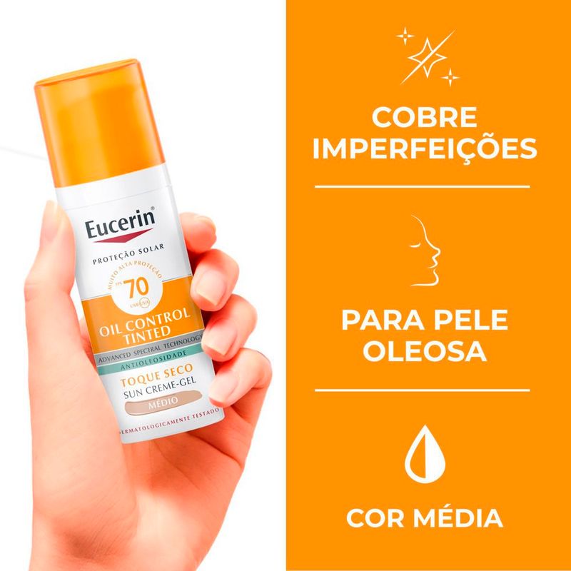 loção corporal eucerin toque seco fps60 200ml