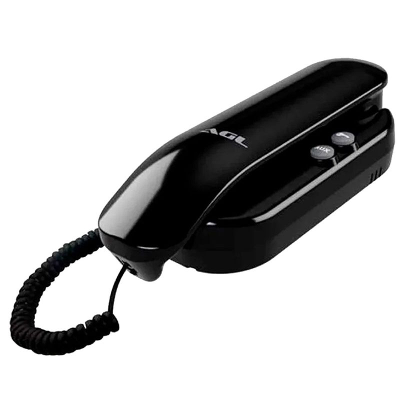 porteiro eletrônico agl s-100 monofone preto (mp)