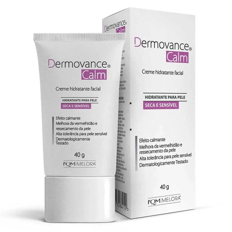 hidratante facial dermovance calm creme 40g