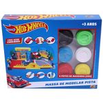 massinha de modelar hot wheels pista fun f0138-1