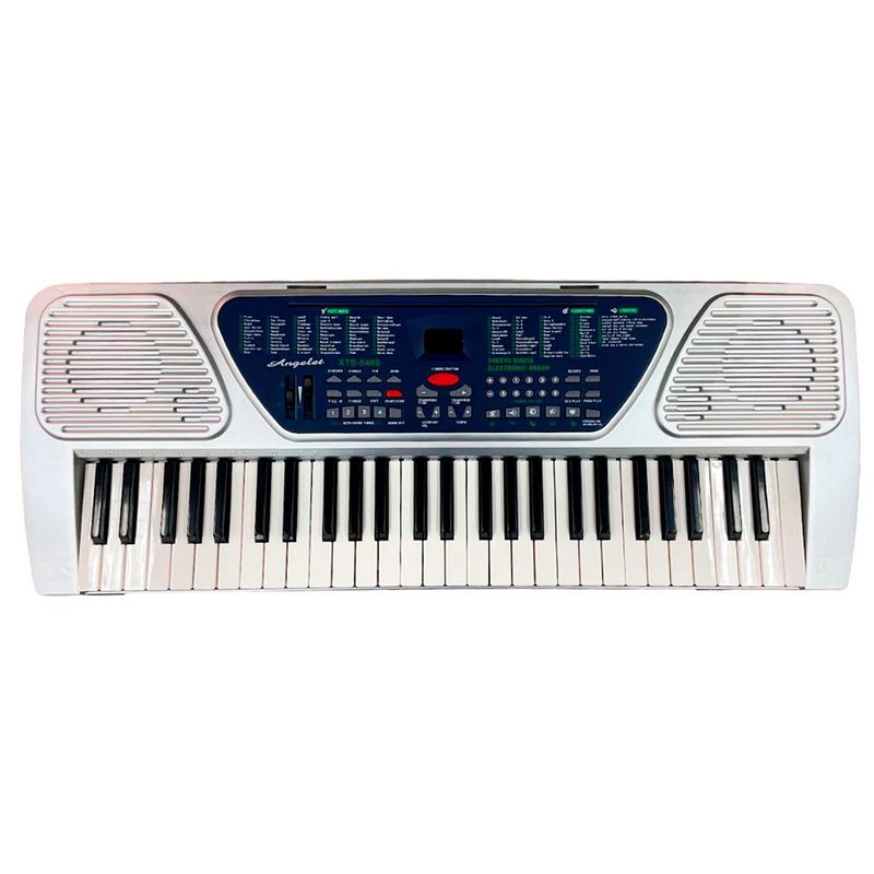 teclado eletrônico angelet 54 teclas 110v atl5469 (mp)