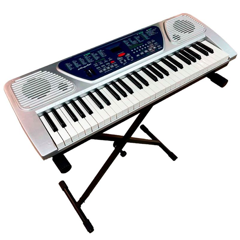 teclado eletrônico angelet 54 teclas 110v atl5469 (mp)