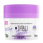 desodorante creme tabu segredos 55g