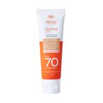 protetor solar facial fps 70 actine toque seco morena 40g