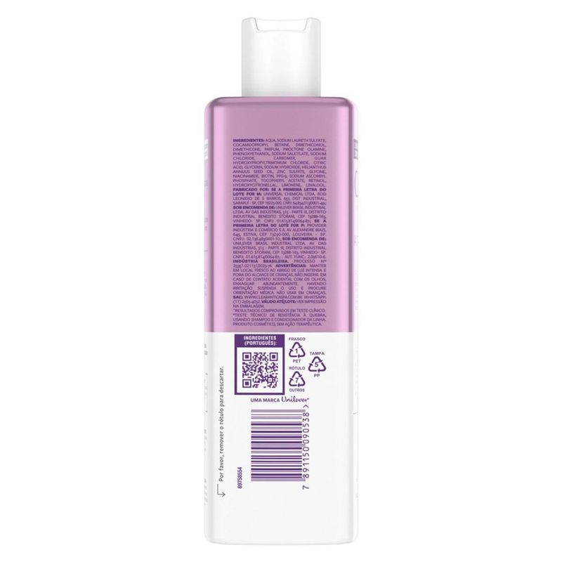 shampoo antiqueda clear derma solutions 300ml
