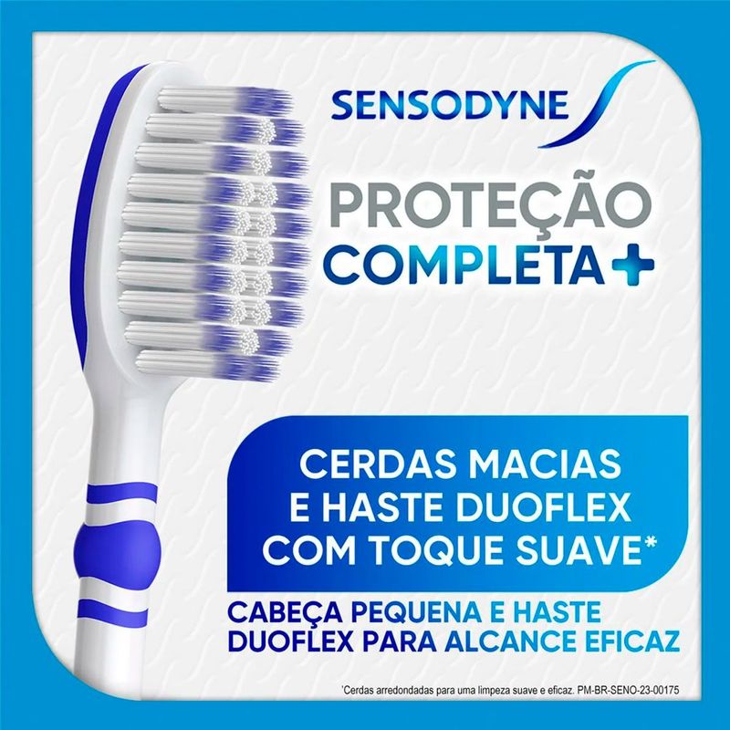 escova dental sensodyne proteção completa macia 1 unidade