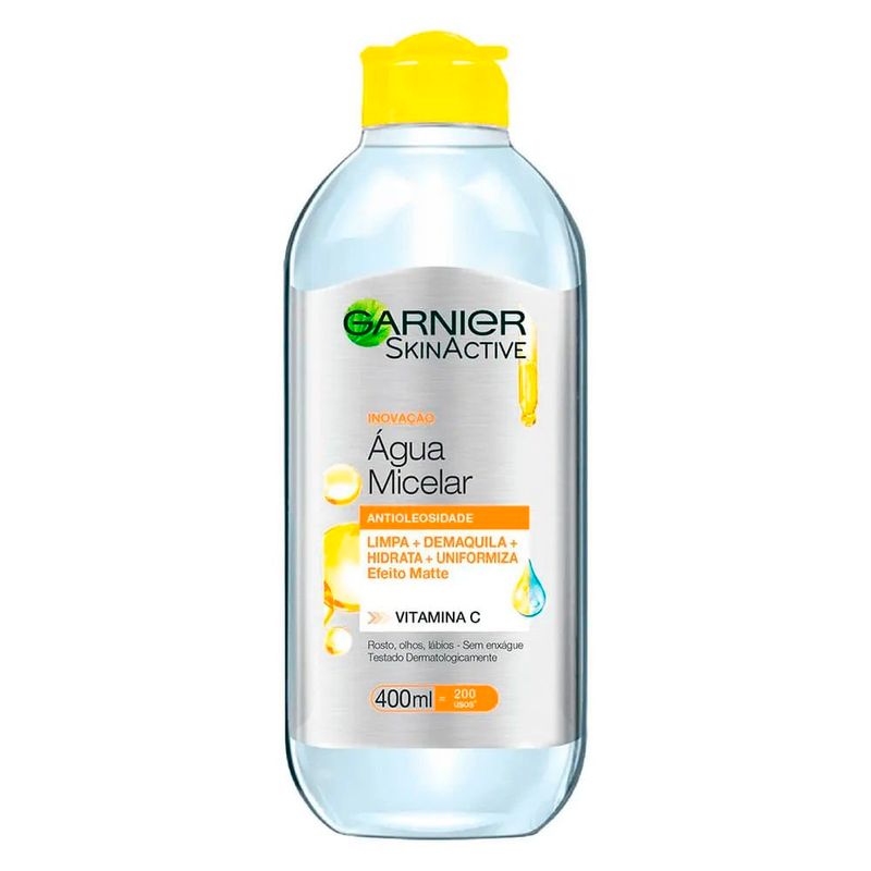 água micelar garnier skinactive antioleosidade 400ml