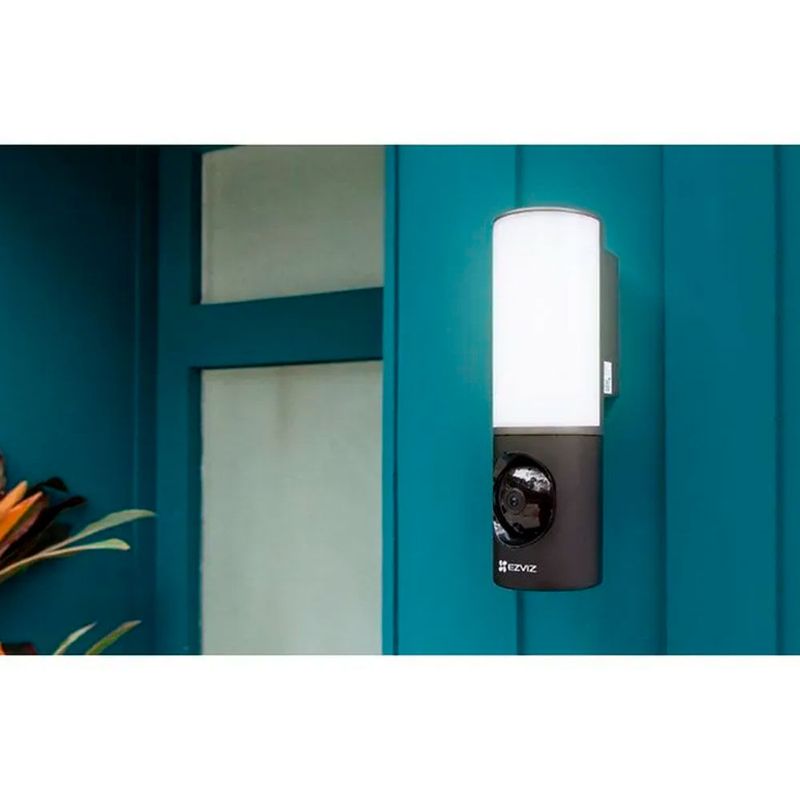 câmera inteligente de segurança externa ezviz wi-fi lc3 4mp 2k (mp)