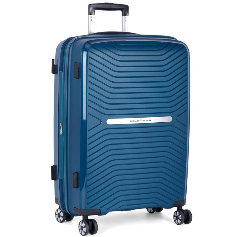 mala de viagem luxcel polo king tamanho m azul mf10469pk-m