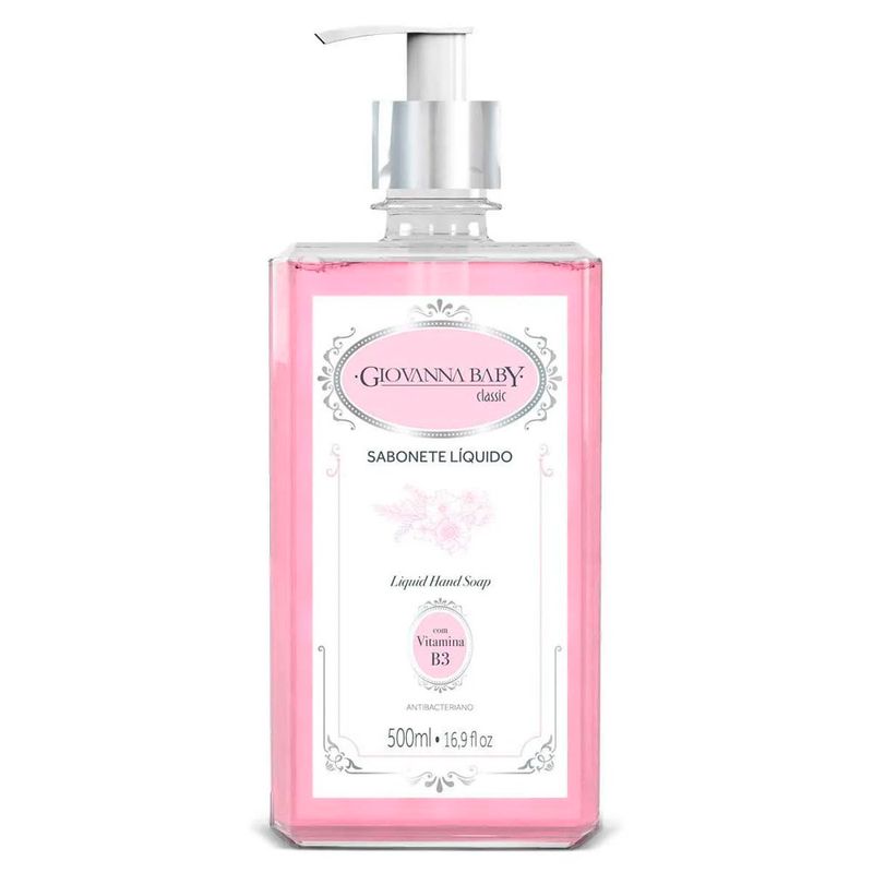 sabonete líquido giovanna baby classic antibacteriano 500ml