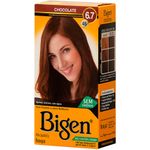 tinta para cabelo em pó bigen chocolate 45 6.7