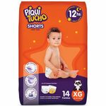 fralda descartável infantil shorts piquitucho jumbinho xg 14 unidades