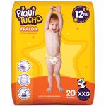 fralda descartável infantil piquitucho xxg 20 unidades